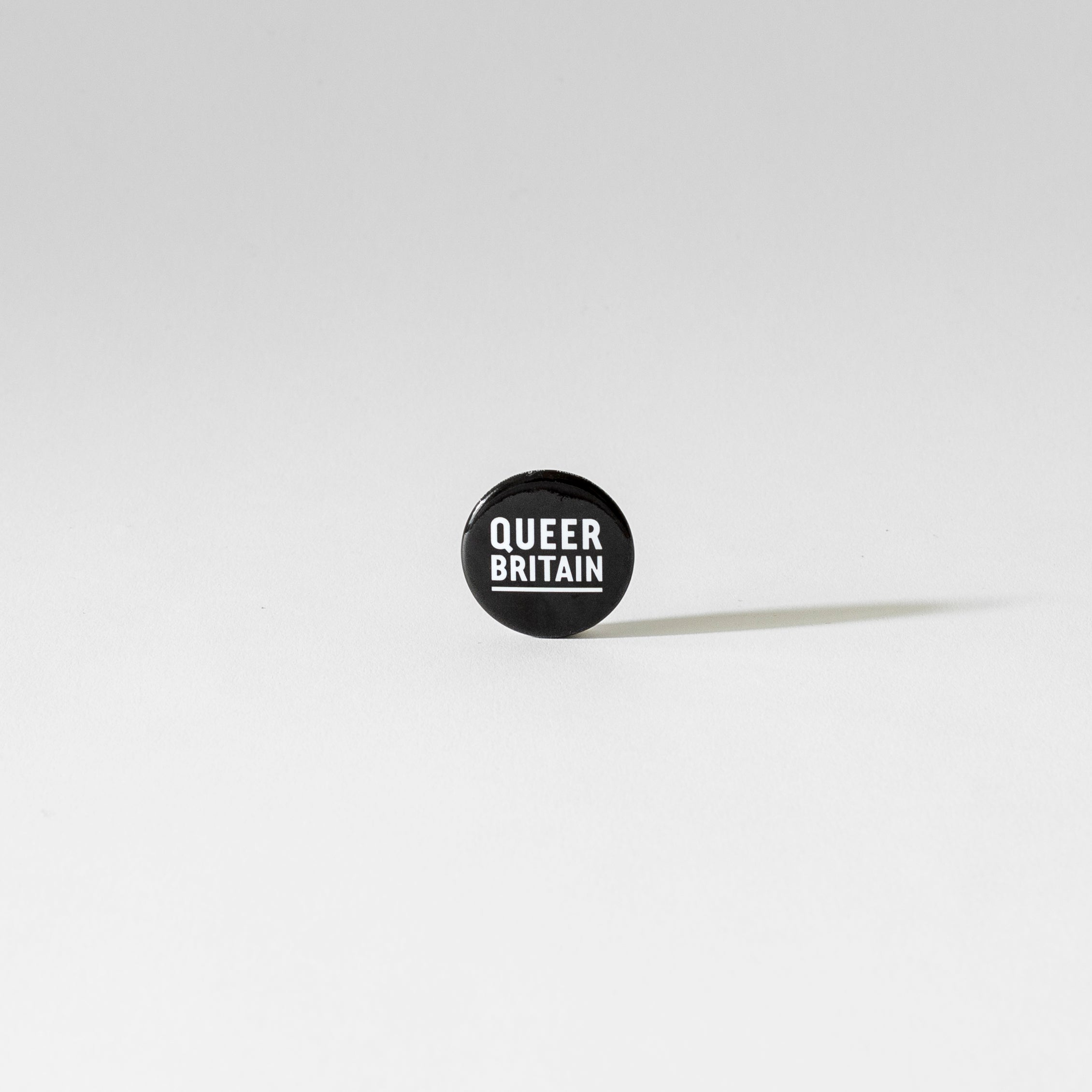 Queer Britain Badge - Black