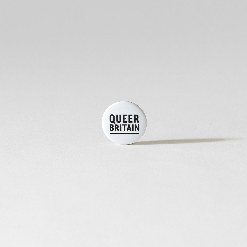 Queer Britain Badge - White