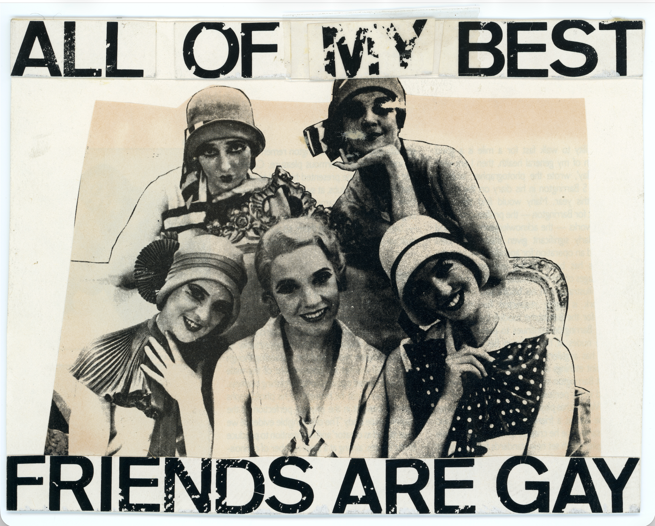 All Of My Best Friends Are Gay - A3 Art Print (Chris Holland)